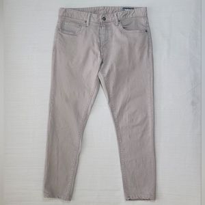 Bonobos Travel Jeans Mens 32x27 Tailored Gray Stretch Denim Capsule Casual